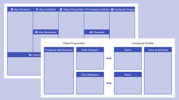 Image of Business Model and Value Proposition Canvases