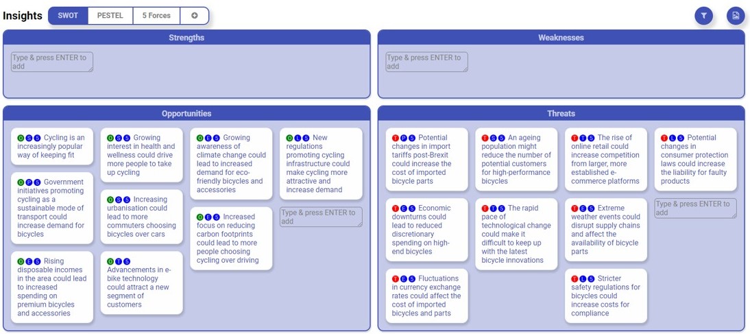 PESTEL on SWOT